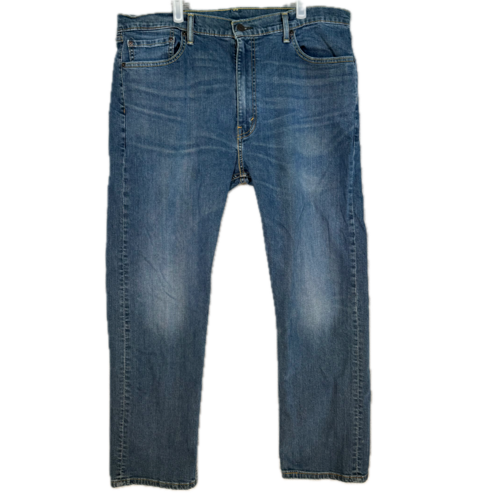Levi's 505 Men's Jeans 40 X 32 Blue Denim Stretch Regular Fit Straight Leg M1730